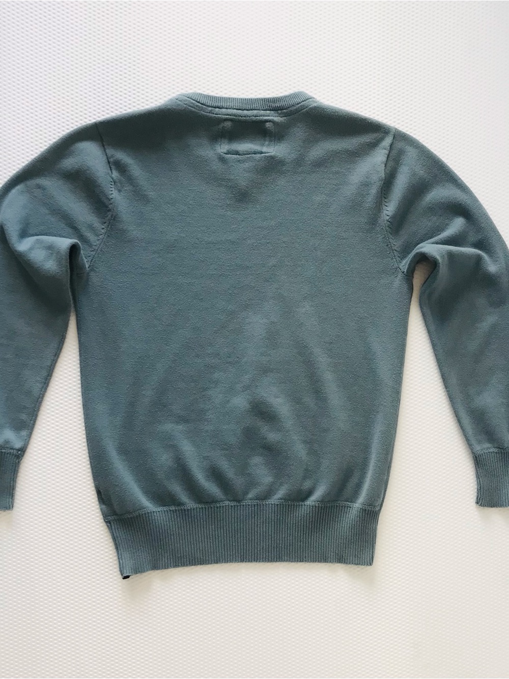 Hurley One & Only Jade Green V-Neck Knit Sweater Small unisex skater slim fit - Picture 4 of 7